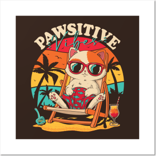 Be pawsitive Posters and Art